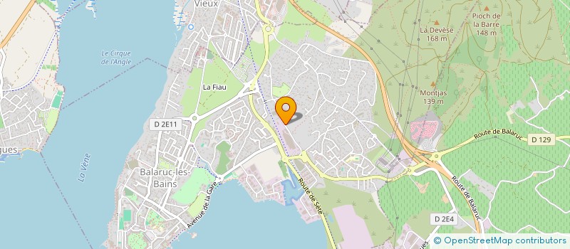 localisation de l'entreprise MONSIEUR RAYMOND RAOUX  BALARUC-LES-BAINS