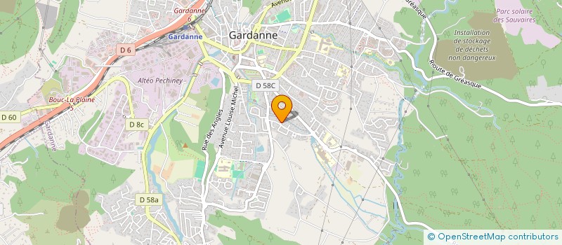 localisation de l'entreprise MONSIEUR RAYMOND RAYNAUD à GARDANNE
