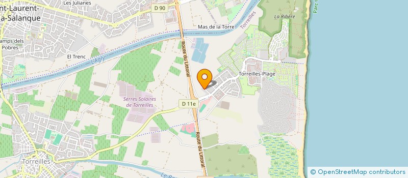 localisation de l'entreprise MONSIEUR RAYMOND RAYNAUD  TORREILLES