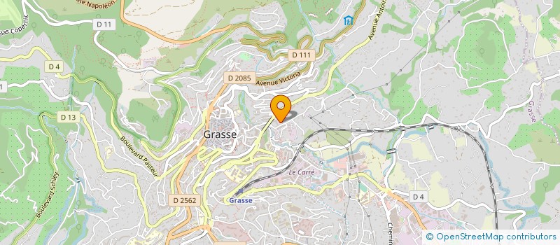 localisation de l'entreprise MONSIEUR RAYMOND REGIS  GRASSE