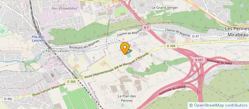 localisation de l'entreprise MONSIEUR RAYMOND REMUSAT à LES PENNES-MIRABEAU