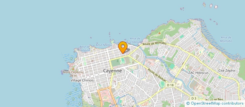 localisation de l'entreprise MONSIEUR RAYMOND RENAU-FERRER à CAYENNE