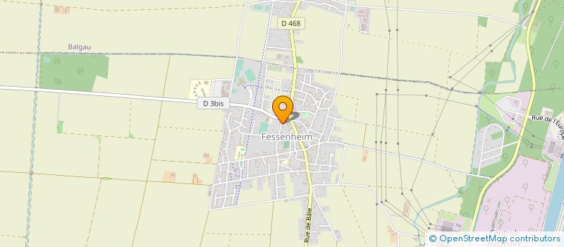 localisation de l'entreprise MONSIEUR RAYMOND REYMANN  FESSENHEIM