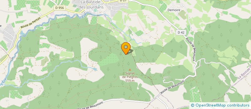 localisation de l'entreprise MONSIEUR RAYMOND REYNIER  LA TOUR D'AIGUES