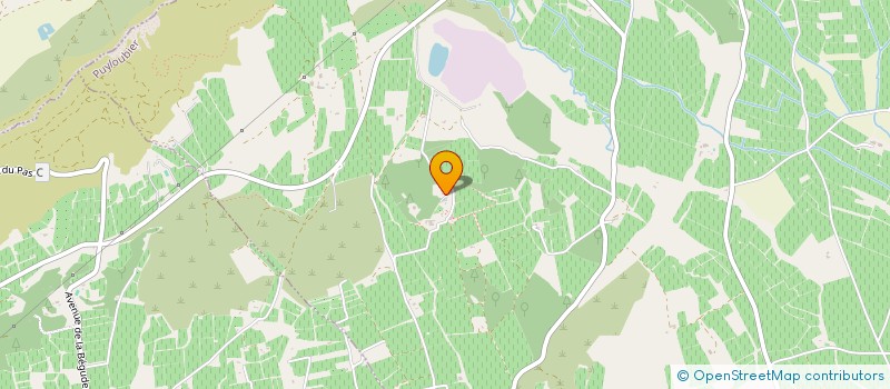 localisation de l'entreprise MONSIEUR RAYMOND RIBOUET  PUYLOUBIER