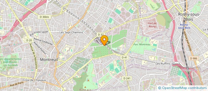 localisation de l'entreprise MONSIEUR RAYMOND RICARD à MONTREUIL