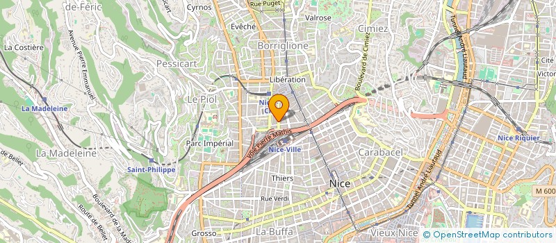 localisation de l'entreprise MONSIEUR RAYMOND RICCARDI  NICE