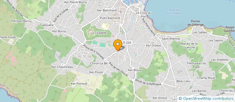 localisation de l'entreprise MONSIEUR RAYMOND RICOLLEAU à L'ILE-D'YEU
