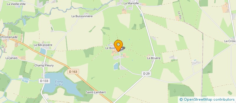 localisation de l'entreprise MONSIEUR RAYMOND RIGAULT  LE PIN