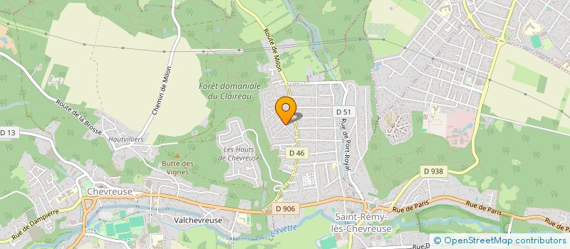 localisation de l'entreprise MONSIEUR RAYMOND RIGOUS à CHEVREUSE
