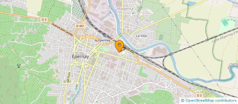 localisation de l'entreprise MONSIEUR RAYMOND RINGEVAL  EPERNAY