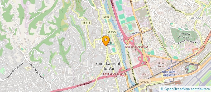 localisation de l'entreprise MONSIEUR RAYMOND RIVA à SAINT-LAURENT-DU-VAR