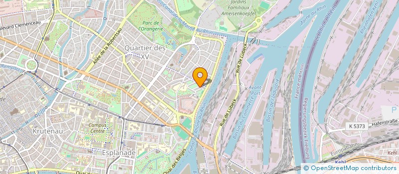 localisation de l'entreprise MONSIEUR RAYMOND RIVER  STRASBOURG