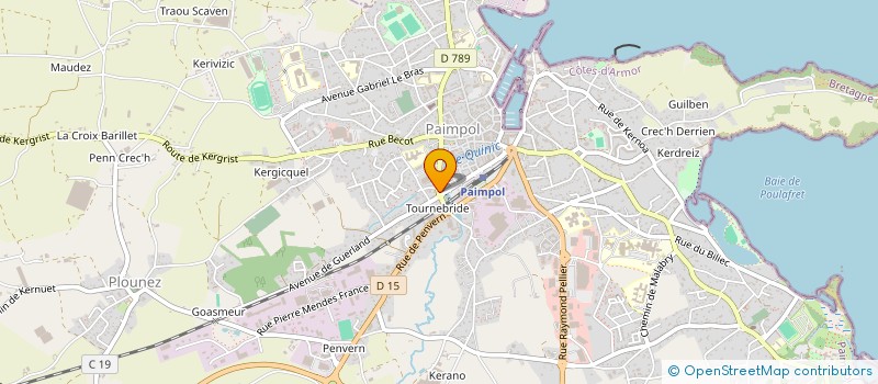 localisation de l'entreprise MONSIEUR RAYMOND ROBERT  PAIMPOL