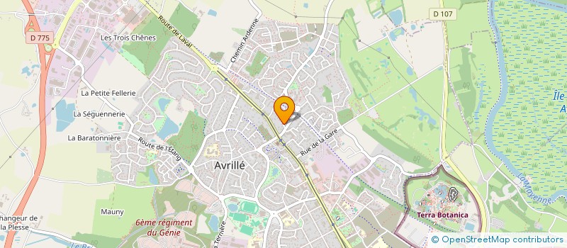 localisation de l'entreprise MONSIEUR RAYMOND ROBERT  AVRILLE