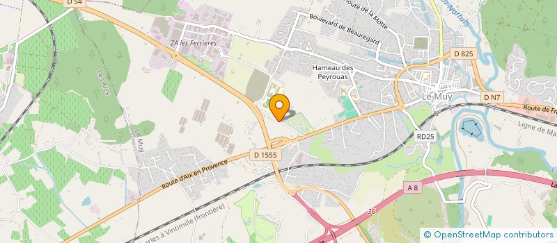 localisation de l'entreprise MONSIEUR RAYMOND ROBINI  LE MUY