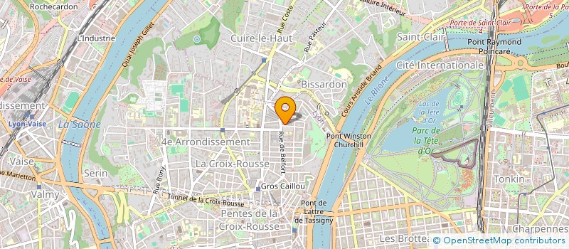 localisation de l'entreprise MONSIEUR RAYMOND ROCHET  LYON 4EME