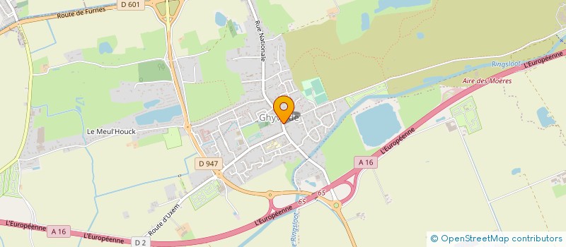 localisation de l'entreprise MONSIEUR RAYMOND ROELANDT  GHYVELDE