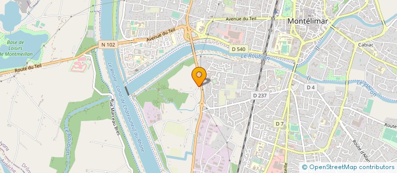 localisation de l'entreprise MONSIEUR RAYMOND ROISSAC  MONTELIMAR