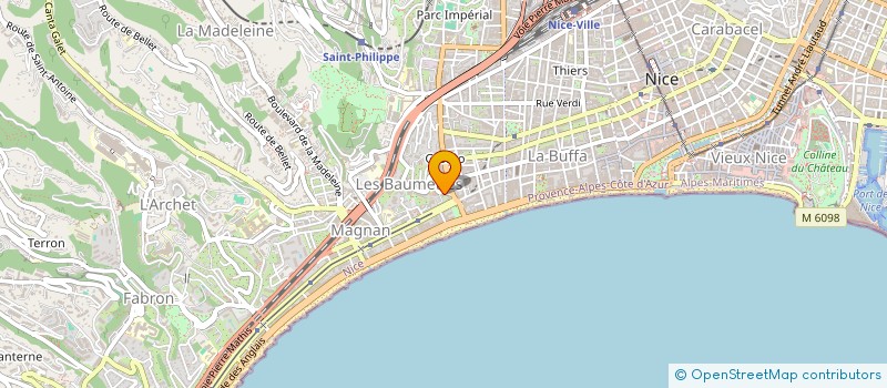 localisation de l'entreprise MONSIEUR RAYMOND ROLANDO à NICE