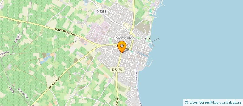 localisation de l'entreprise MONSIEUR RAYMOND RONDET à MARSEILLAN
