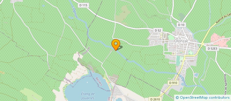 localisation de l'entreprise MONSIEUR RAYMOND ROSES  OLONZAC