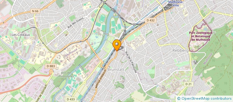 localisation de l'entreprise MONSIEUR RAYMOND ROTH  BRUNSTATT-DIDENHEIM