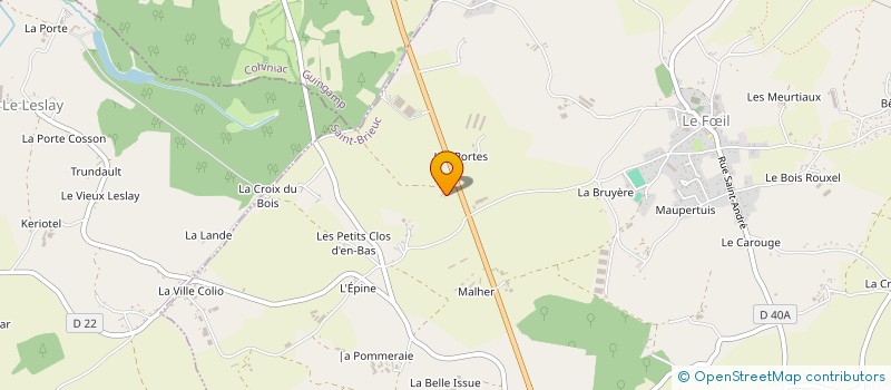 localisation de l'entreprise MONSIEUR RAYMOND ROUAULT  LE FOEIL