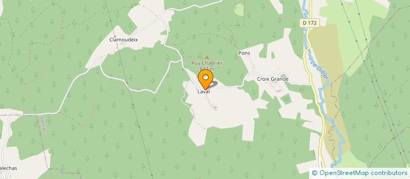 localisation de l'entreprise MONSIEUR RAYMOND ROUDEIX  SORNAC