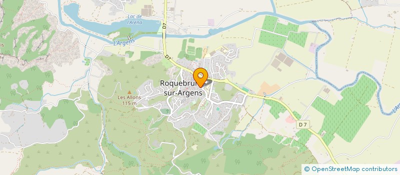 localisation de l'entreprise MONSIEUR RAYMOND ROUQUIER à ROQUEBRUNE-SUR-ARGENS