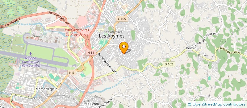 localisation de l'entreprise MONSIEUR RAYMOND ROZAS à LES ABYMES