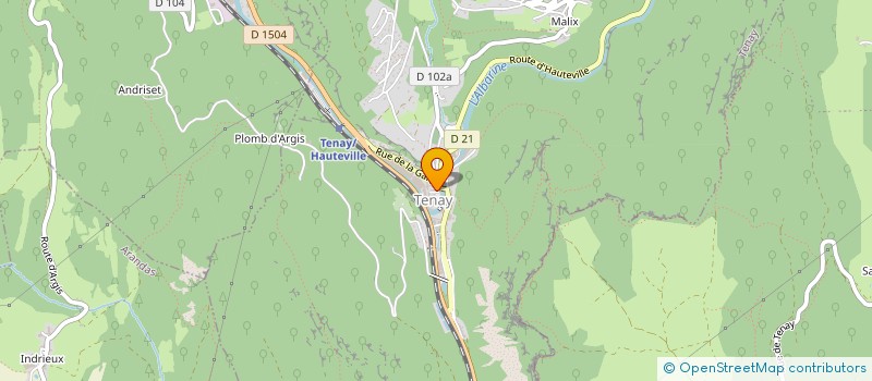 localisation de l'entreprise MONSIEUR RAYMOND RUFFET  TENAY