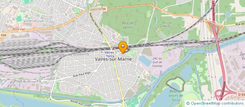 localisation de l'entreprise MONSIEUR RAYMOND RUYSSCHAERT à VAIRES-SUR-MARNE