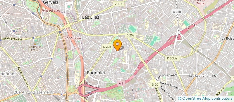 localisation de l'entreprise MONSIEUR RAYMOND SACI LOTTO à BAGNOLET