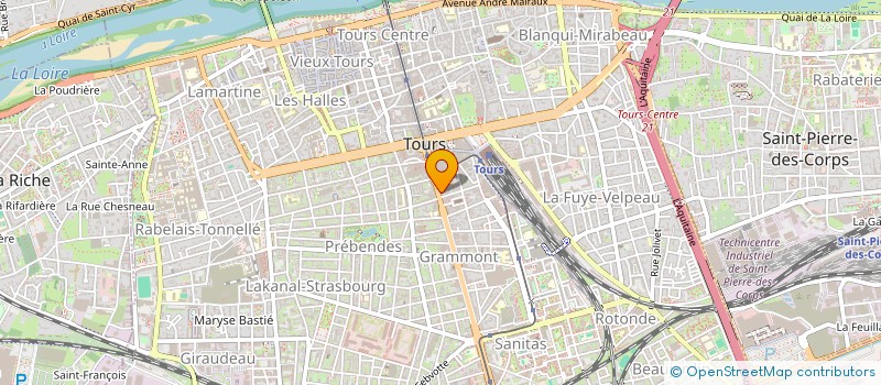 localisation de l'entreprise MONSIEUR RAYMOND SAGEAUX  TOURS