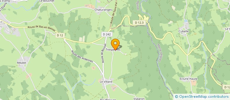 localisation de l'entreprise MONSIEUR RAYMOND SAGUETON  SAINT-JEAN-D AUBRIGOUX