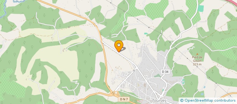 localisation de l'entreprise MONSIEUR RAYMOND SALVADOR  TOURVES