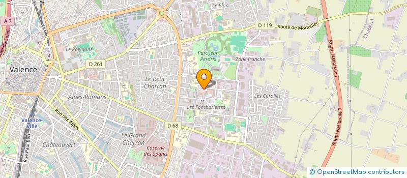 localisation de l'entreprise MONSIEUR RAYMOND SAMY RANDRIAMBAHINY à VALENCE