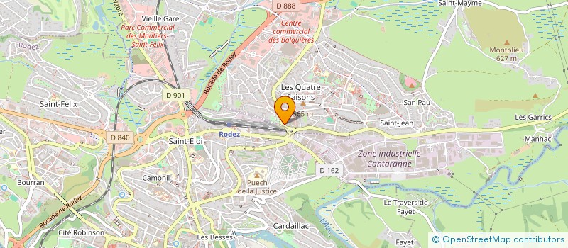 localisation de l'entreprise MONSIEUR RAYMOND SAUSSE  ONET-LE-CHATEAU