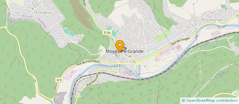 localisation de l'entreprise MONSIEUR RAYMOND SCARITO  MOYEUVRE-GRANDE