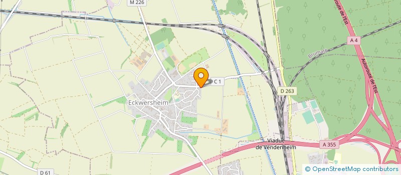 localisation de l'entreprise MONSIEUR RAYMOND SCHMALTZ à ECKWERSHEIM
