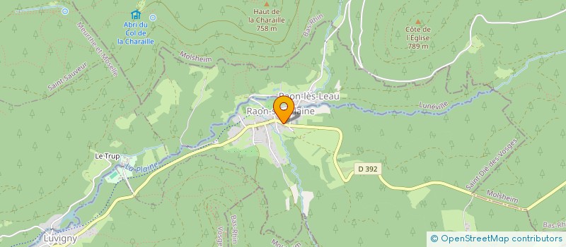 localisation de l'entreprise MONSIEUR RAYMOND SCHMITT  RAON-SUR-PLAINE