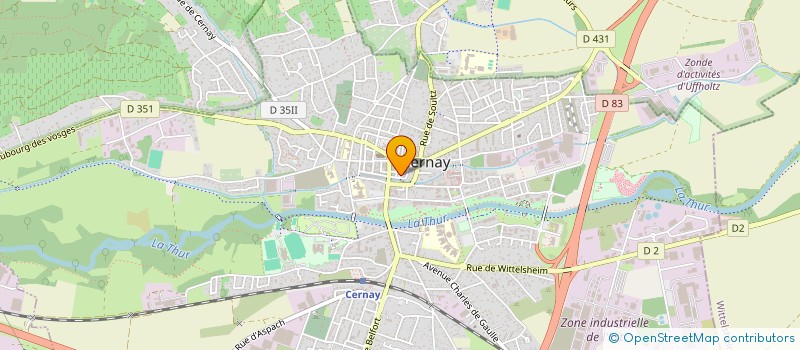 localisation de l'entreprise MONSIEUR RAYMOND SCHNEIDER  UFFHOLTZ