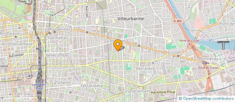 localisation de l'entreprise MONSIEUR RAYMOND SEBASTIEN à VILLEURBANNE