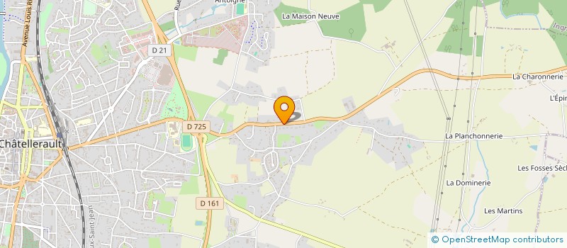 localisation de l'entreprise MONSIEUR RAYMOND SENECHAUD  CHATELLERAULT