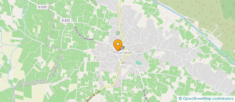 localisation de l'entreprise MONSIEUR RAYMOND SENEQUIER  POURRIERES