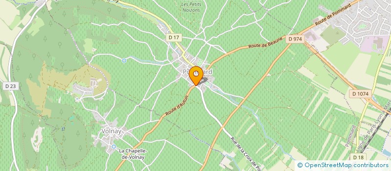 localisation de l'entreprise MONSIEUR RAYMOND SENNEQUIER  POMMARD