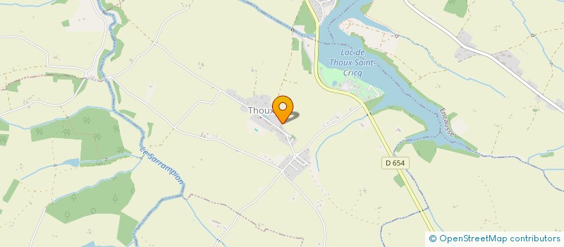 localisation de l'entreprise MONSIEUR RAYMOND SERNIGUET  ENCAUSSE