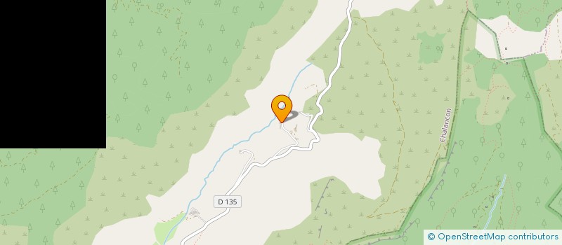 localisation de l'entreprise MONSIEUR RAYMOND SERVAN  CHALANCON