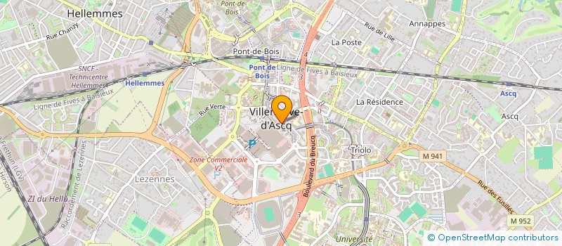 localisation de l'entreprise MONSIEUR RAYMOND SEWANOU AIGBA à VILLENEUVE-D'ASCQ